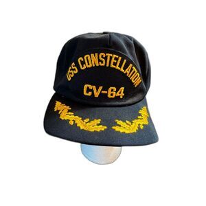 USS Constellation CV-64 Military officer baseball cap